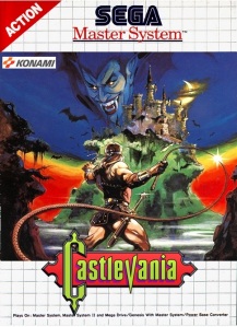 Sega Master System Castlevania NES box art